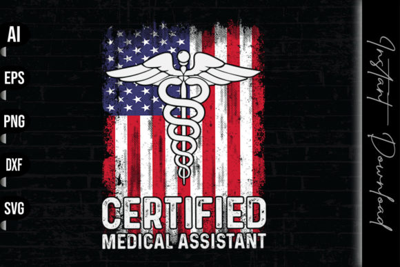 Certified Medical Assistant Graphics and Print Templates