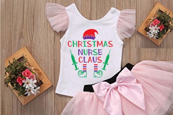 Christmas Nurse Claus Svg Graphics