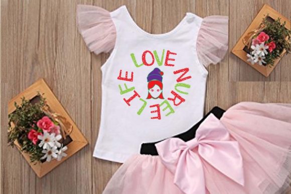 Love Nurse Life Svg: A Versatile Graphic Design Asset for T-Shirt Projects