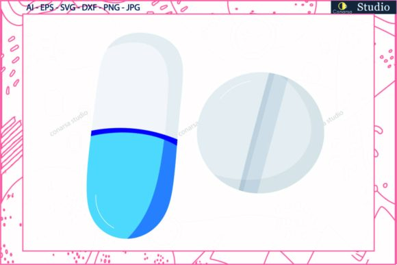 Medical Drug Pills Svg Graphics and Icons