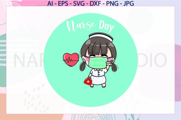 Nurse and Heart,svg: Graphics for Editorial & Website Use