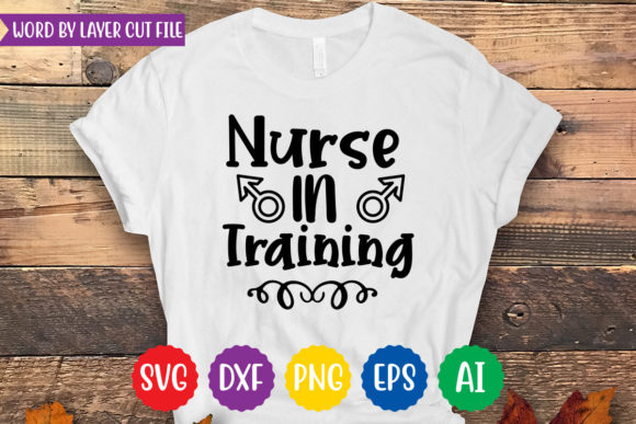 Nurse in Training Svg Design Graphics
