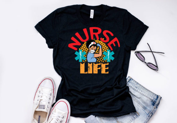 Nurse Quote Design, Nurse Life – Graphics & T-Shirt Designs