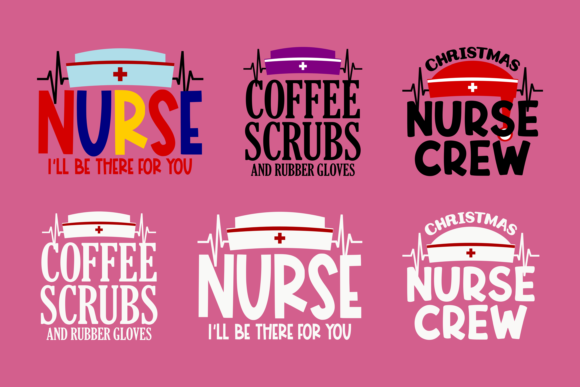 Nurse T-shirt Bundle: Graphics and Print Templates