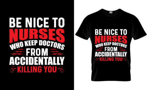 Nurse T-Shirt Design Vector Graphic 10