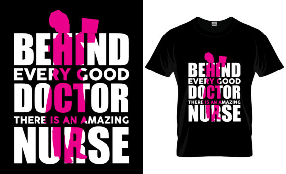 Nurse T-Shirt Design Vector Graphic 11