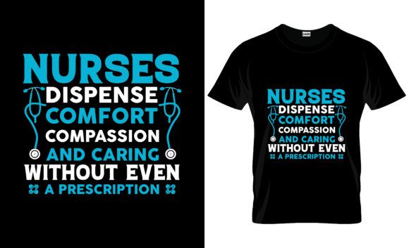 Nurse T-Shirt Design Vector Graphic 17