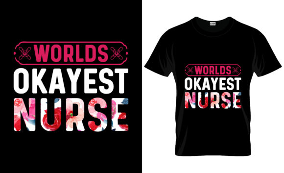 Nurse T-Shirt Design Vector Graphic 30