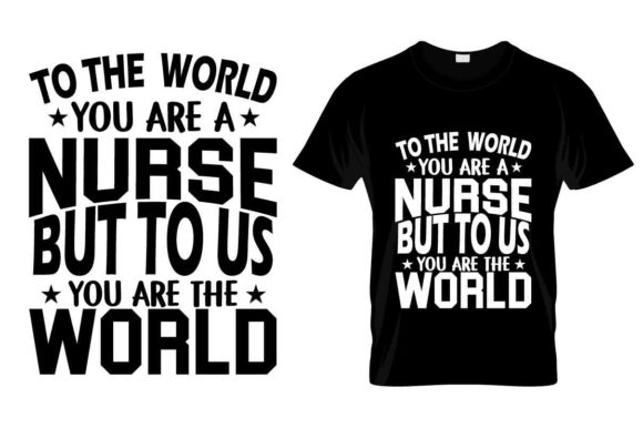 Nurse T Shirt Template: Graphics for Print Templates
