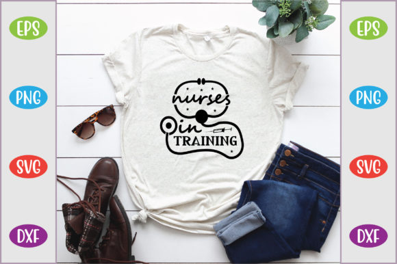 Nurse Training Graphics for T-Shirt Designs