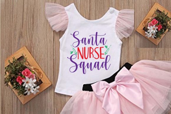 Santa Nurse Squad Svg Review